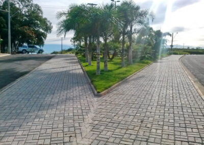 Assentamento de piso e bloquetes